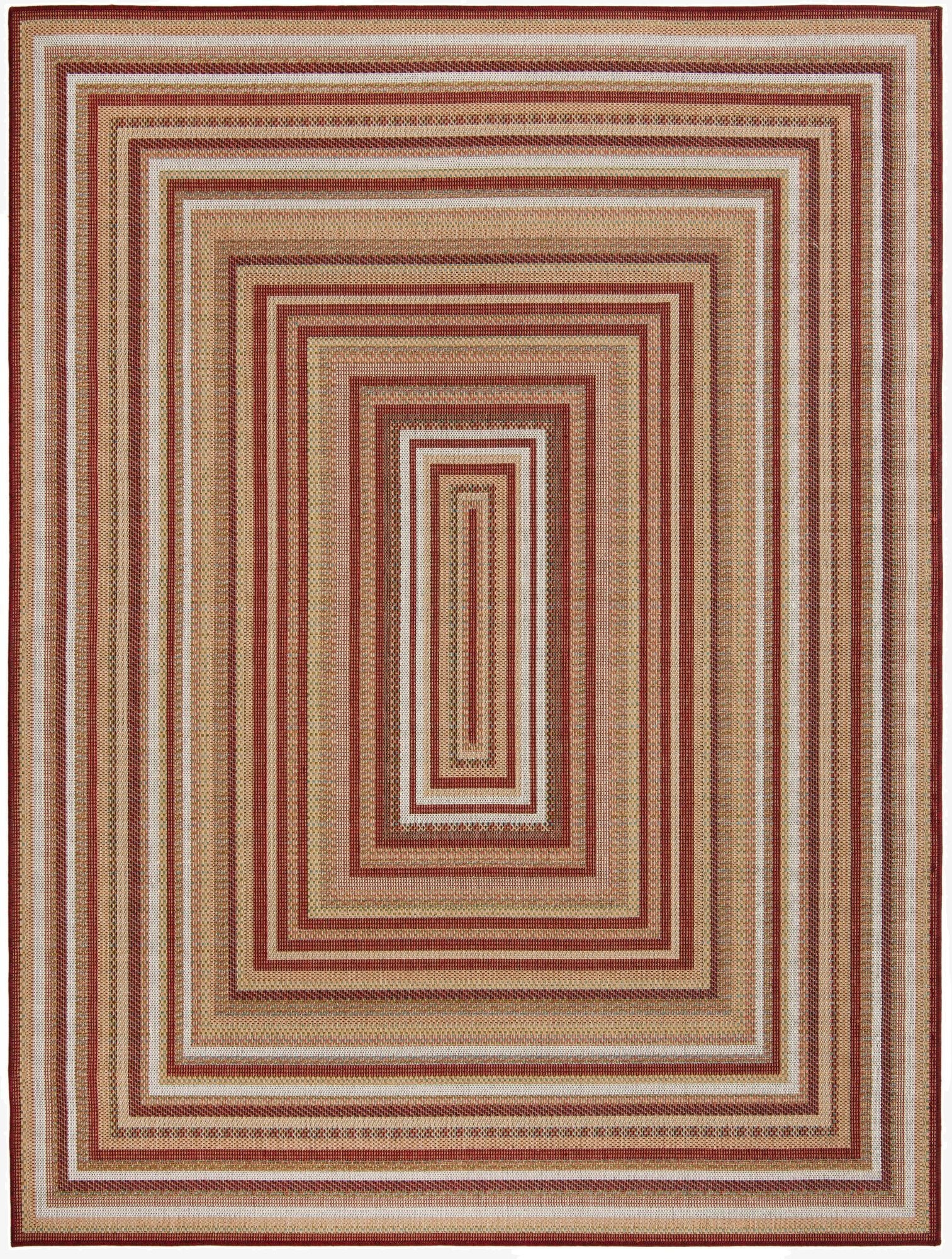  7' 10 x 10'  Washable Baja Indoor / Outdoor Rug