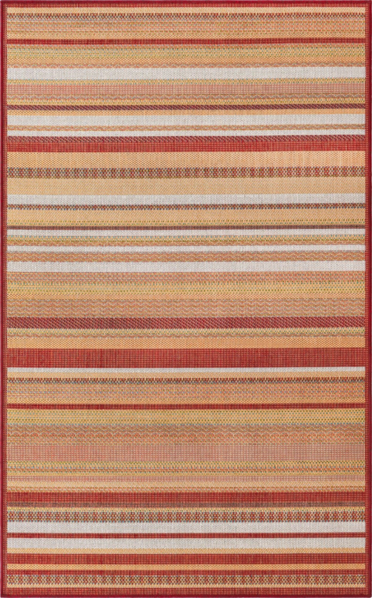  5' 3 x 7' 7  Washable Baja Indoor / Outdoor Rug