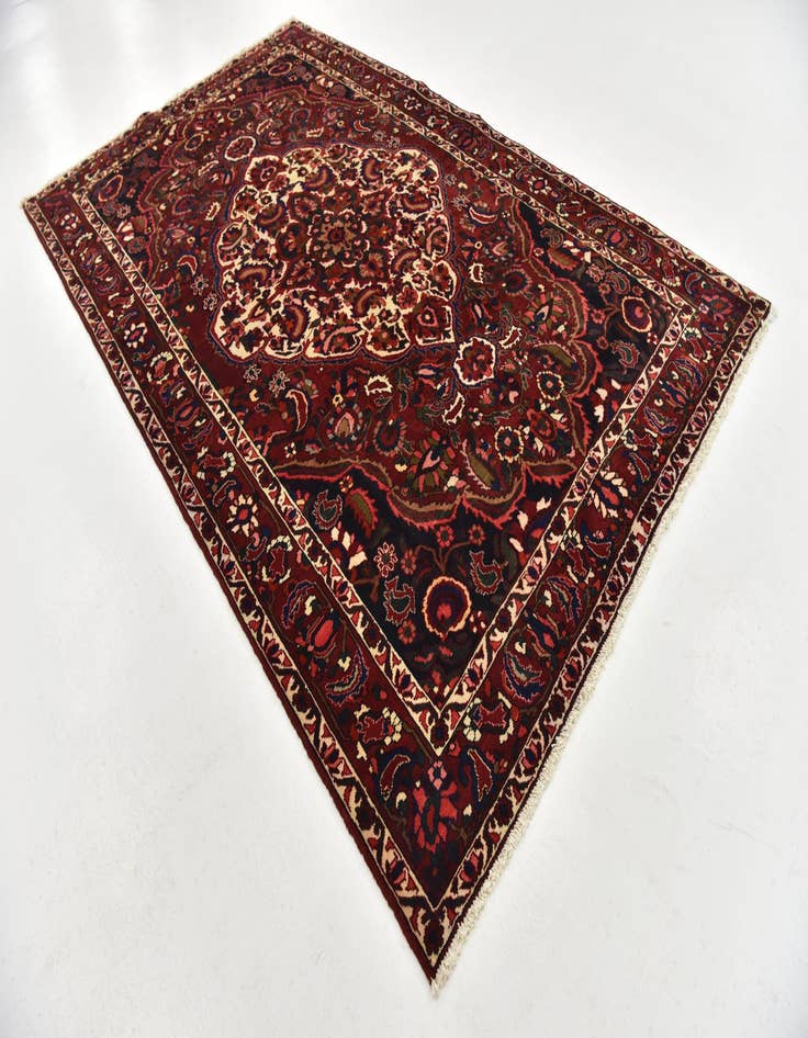 Detail image of 7' x 11' 3 Hand Knotted Bakhtiar Persian Wool Rug