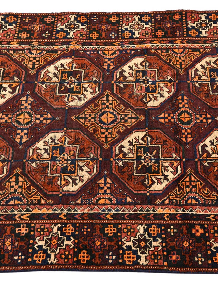 Detail image of 3' x 6' 5 Hand Knotted Bakhtiar Persian Wool Rug