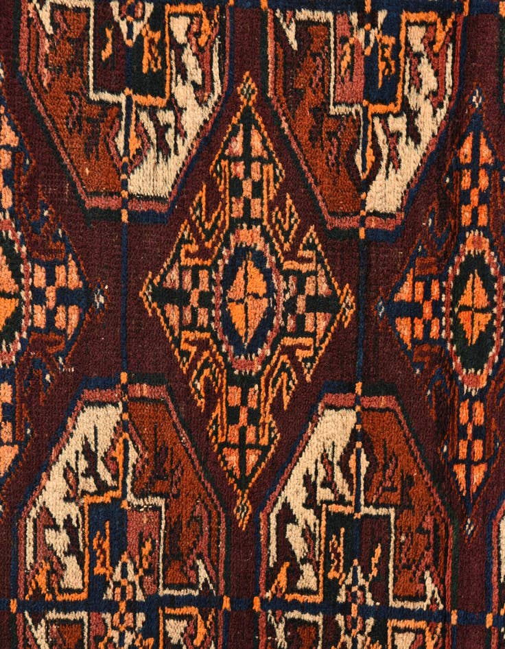 Detail image of 3' x 6' 5 Hand Knotted Bakhtiar Persian Wool Rug