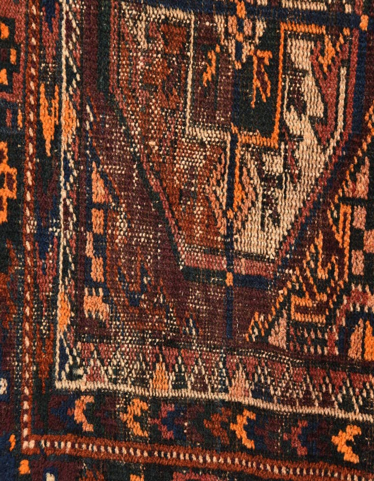 Detail image of 3' x 6' 5 Hand Knotted Bakhtiar Persian Wool Rug