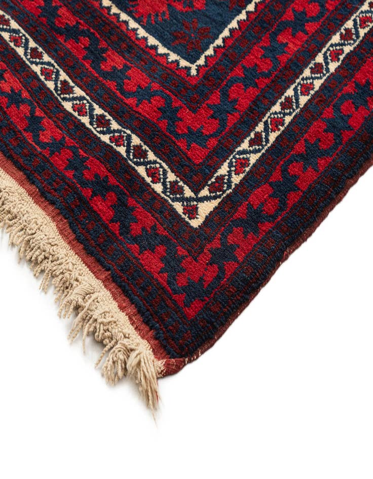 Detail image of  3' 8 x 6' 7  Hand Knotted Balouch Wool Rug