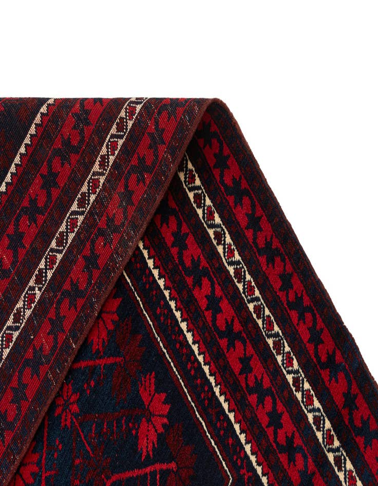 Detail image of  3' 8 x 6' 7  Hand Knotted Balouch Wool Rug