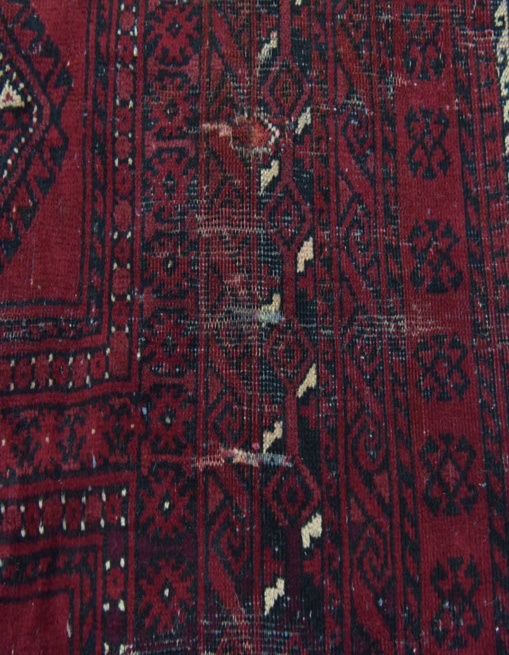 Detail image of  3' 5 x 6'  Hand Knotted Balouch Persian Wool Rug