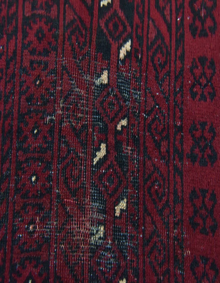 Detail image of  3' 5 x 6'  Hand Knotted Balouch Persian Wool Rug