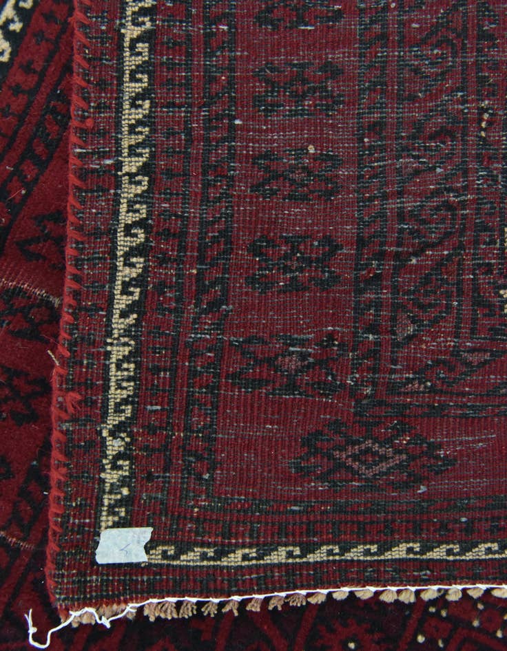 Detail image of  3' 5 x 6'  Hand Knotted Balouch Persian Wool Rug