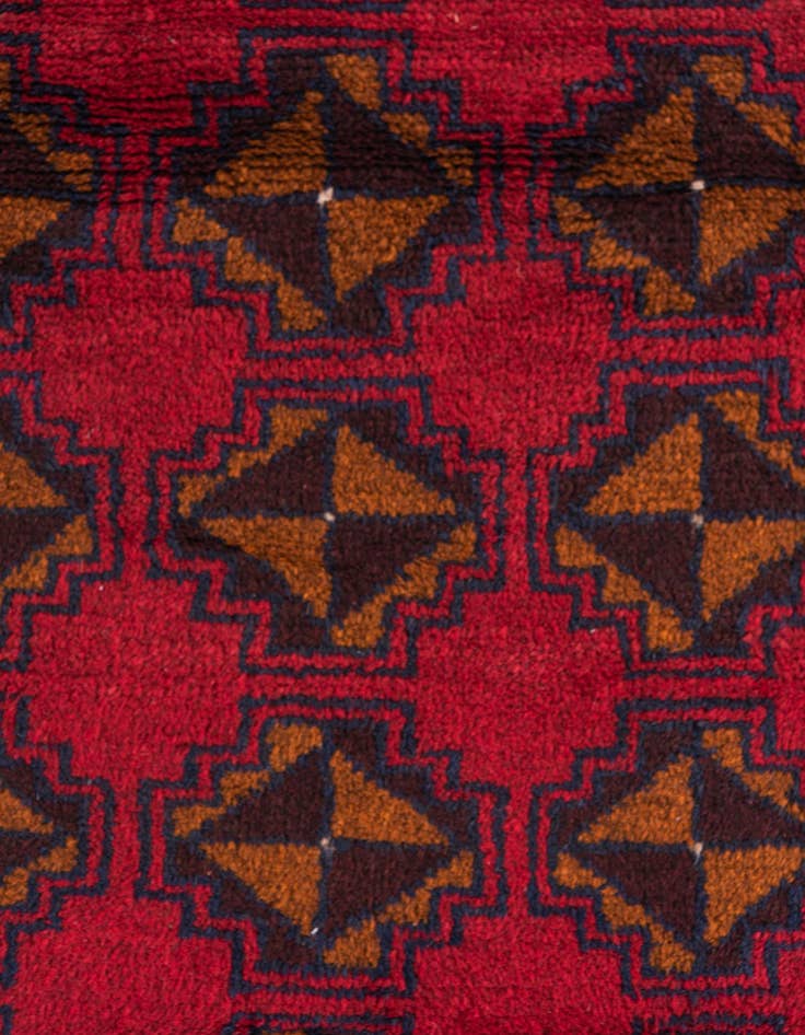 Detail image of  2' 8 x 4' 9  Hand Knotted Balouch Persian Wool Rug