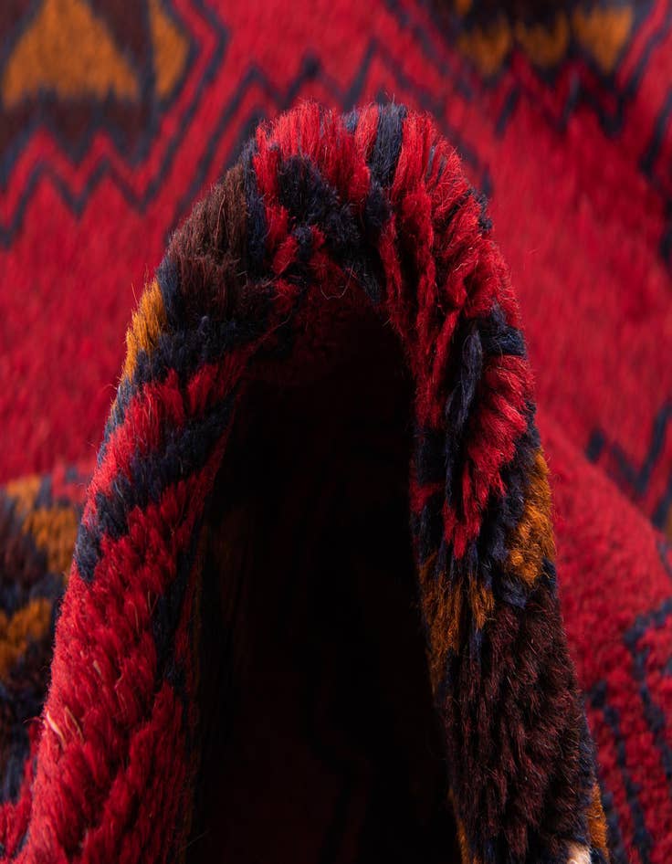 Detail image of  2' 8 x 4' 9  Hand Knotted Balouch Persian Wool Rug