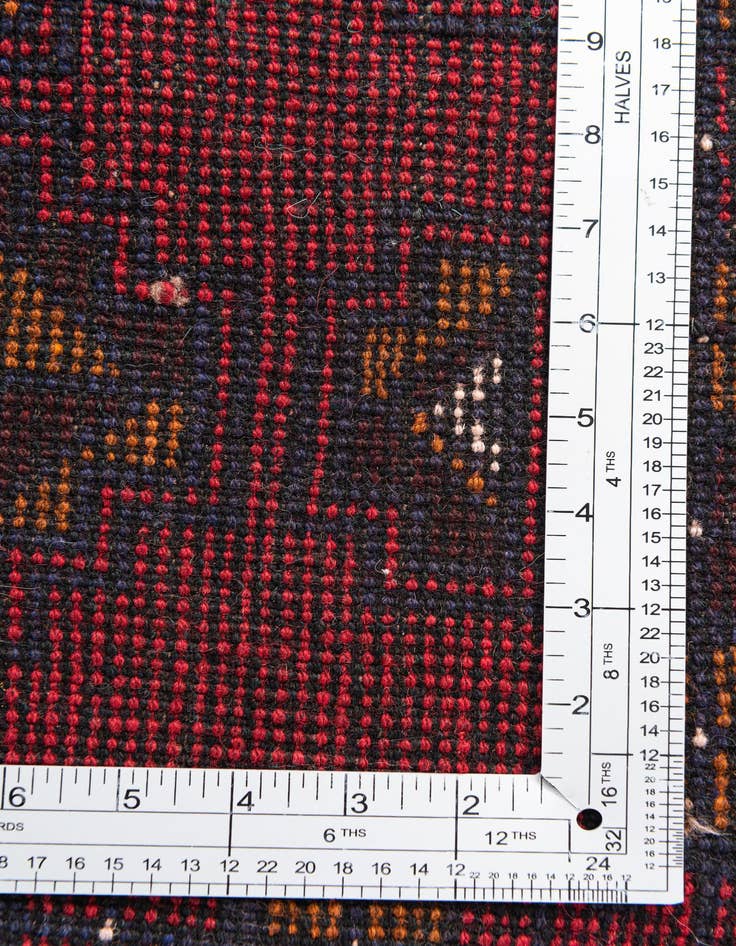 Detail image of  2' 8 x 4' 9  Hand Knotted Balouch Persian Wool Rug