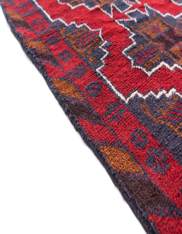 Detail image of  2' 10 x 4' 9  Hand Knotted Balouch Persian Wool Rug