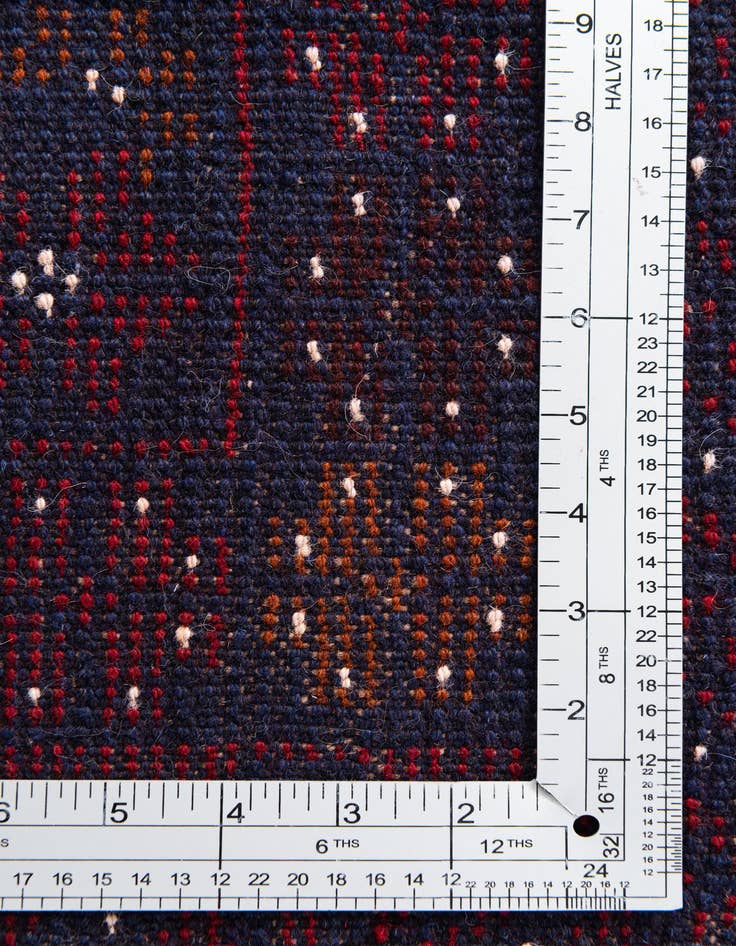 Detail image of  2' 10 x 4' 8  Hand Knotted Balouch Persian Wool Rug