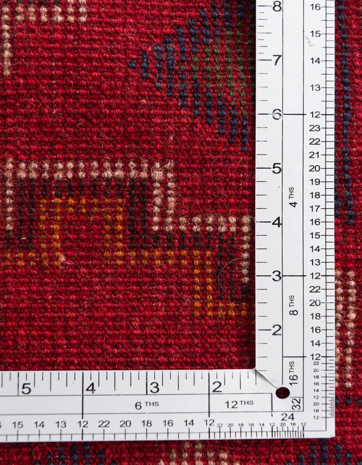 Detail image of  2' 10 x 4' 6  Hand Knotted Balouch Persian Wool Rug