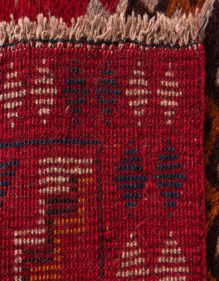 Detail image of  2' 10 x 4' 6  Hand Knotted Balouch Persian Wool Rug