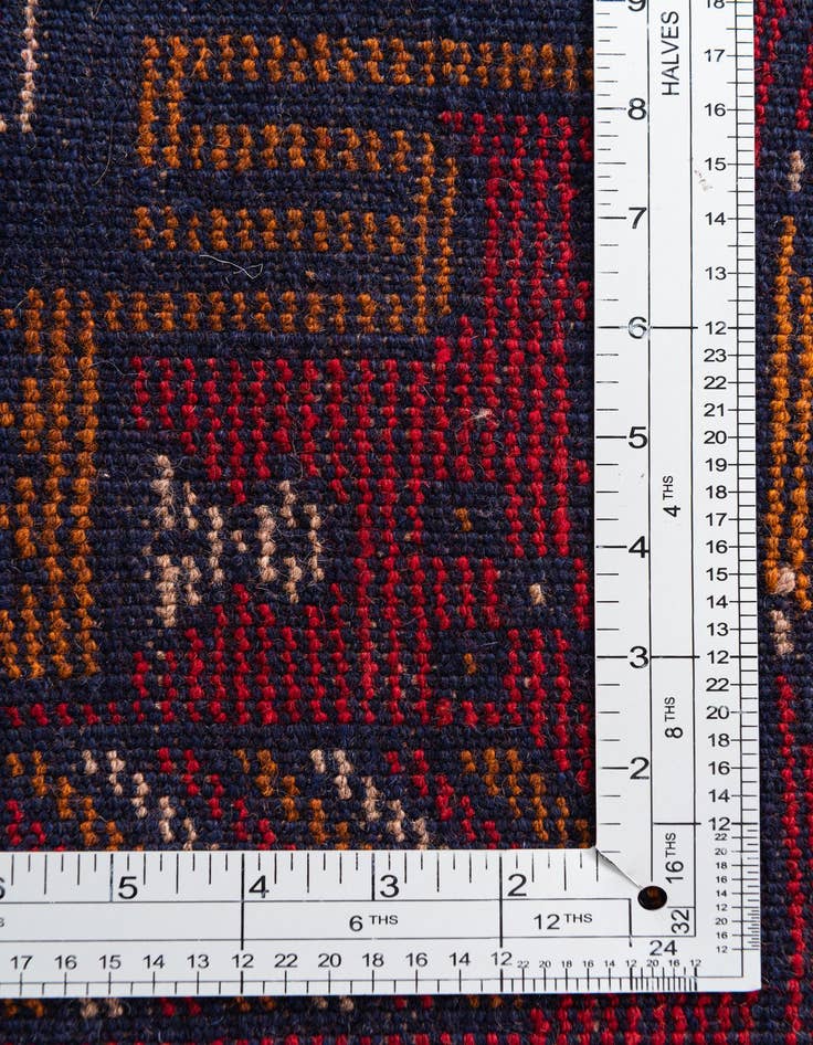 Detail image of  2' 10 x 4' 7  Hand Knotted Balouch Persian Wool Rug