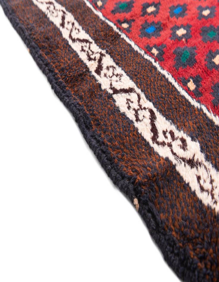 Detail image of  2' 9 x 4' 7  Hand Knotted Balouch Persian Wool Rug