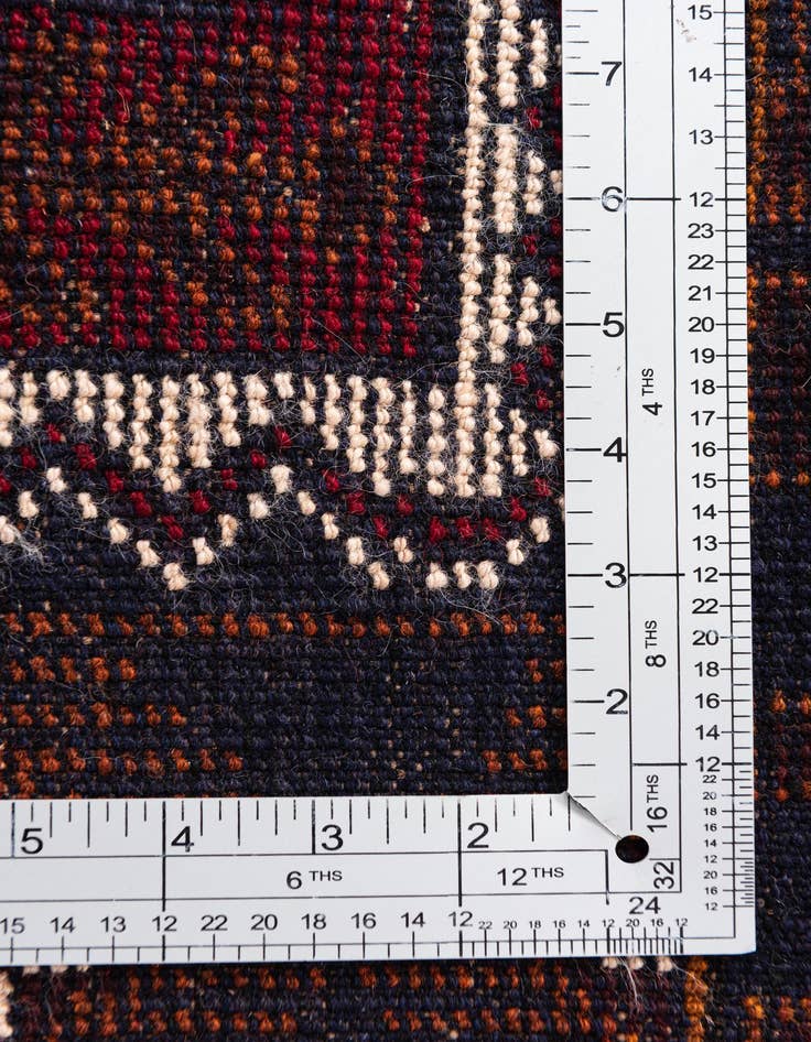 Detail image of  2' 9 x 4' 7  Hand Knotted Balouch Persian Wool Rug