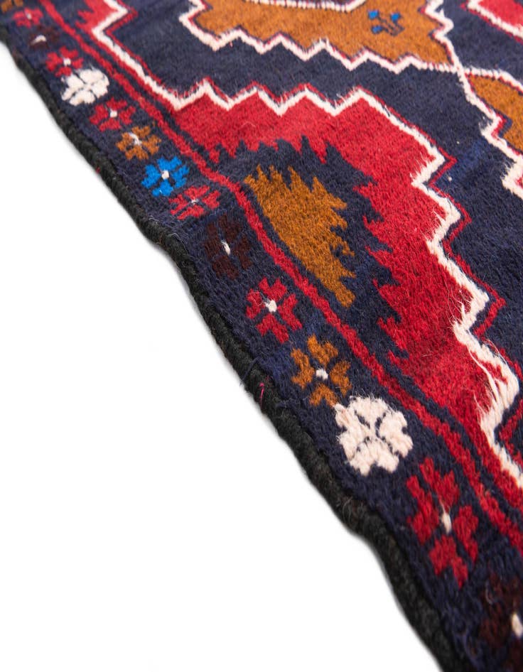 Detail image of  2' 8 x 4' 9  Hand Knotted Balouch Persian Wool Rug