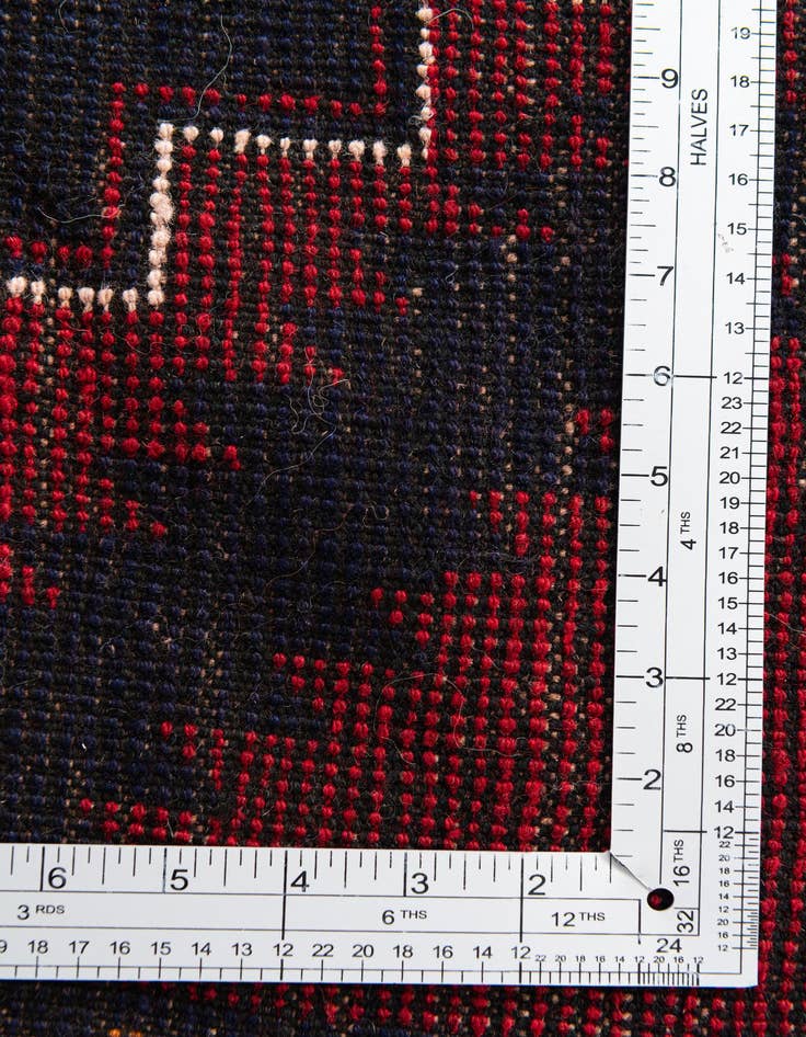 Detail image of  2' 8 x 4' 9  Hand Knotted Balouch Persian Wool Rug