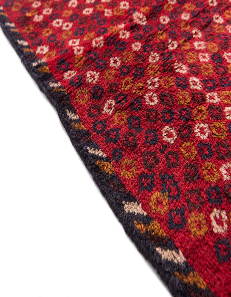 Detail image of  2' 10 x 4' 6  Hand Knotted Balouch Persian Wool Rug