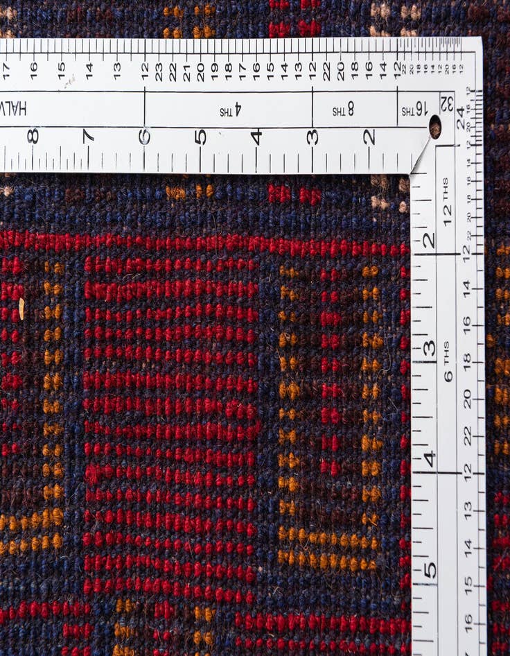 Detail image of  2' 8 x 4' 10  Hand Knotted Balouch Persian Wool Rug