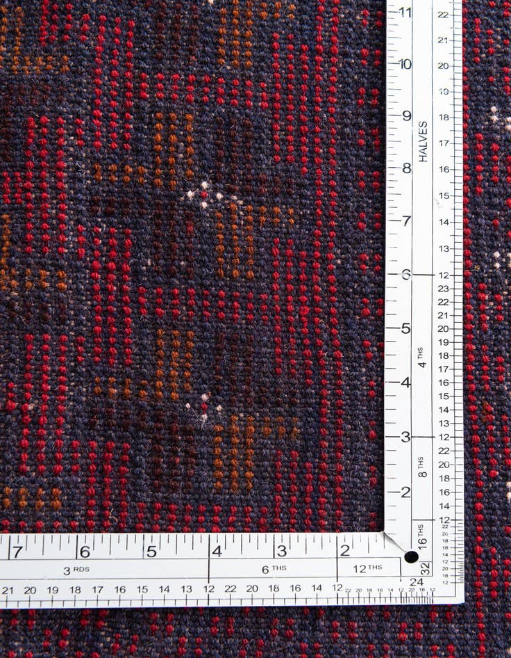 Detail image of  2' 10 x 4' 6  Hand Knotted Balouch Persian Wool Rug