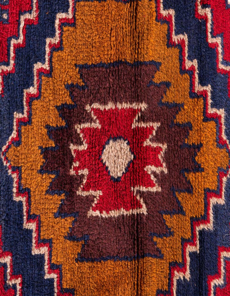 Detail image of  2' 9 x 4' 9  Hand Knotted Balouch Persian Wool Rug