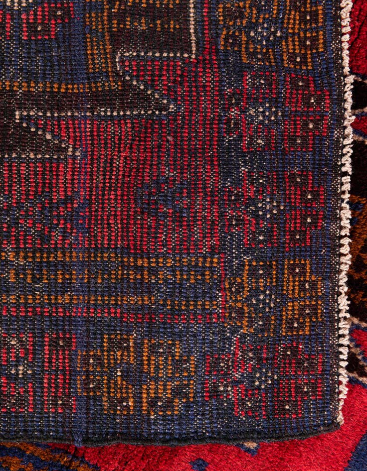 Detail image of  3' x 4' 9  Hand Knotted Balouch Persian Wool Rug