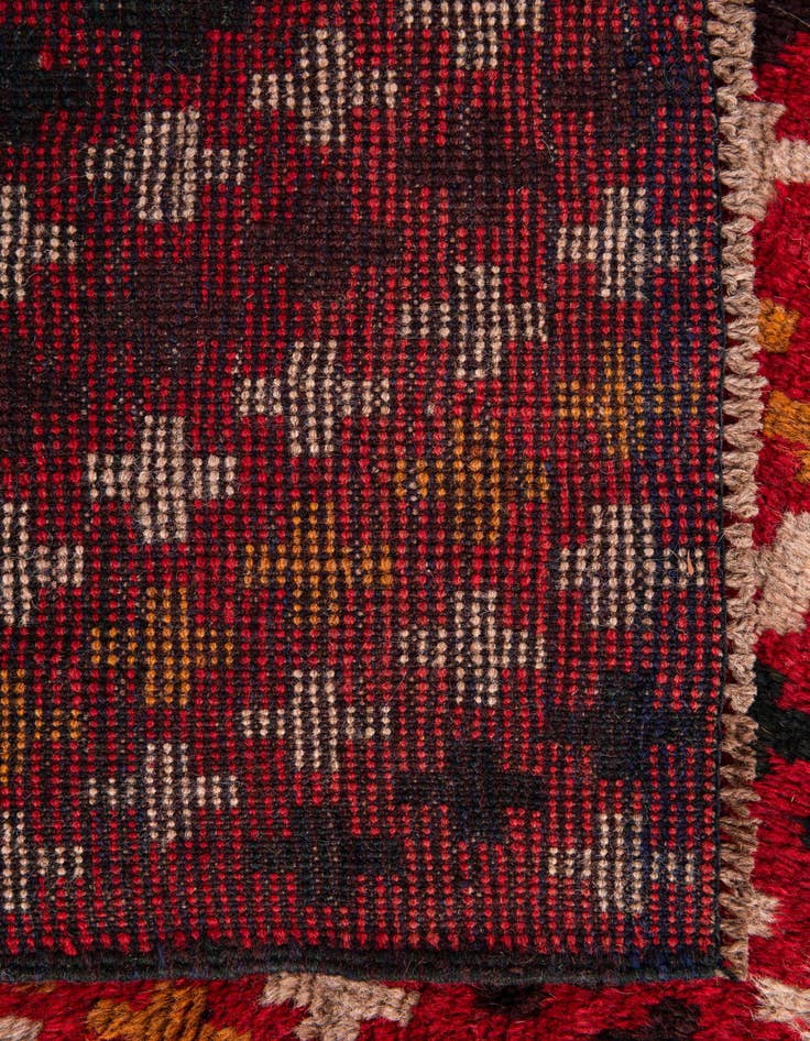 Detail image of  2' 10 x 4' 8  Hand Knotted Balouch Persian Wool Rug