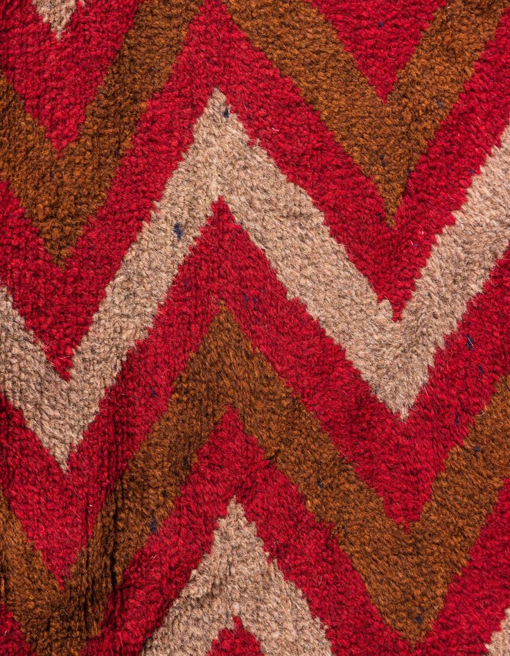 Detail image of  2' 9 x 4' 7  Hand Knotted Balouch Persian Wool Rug