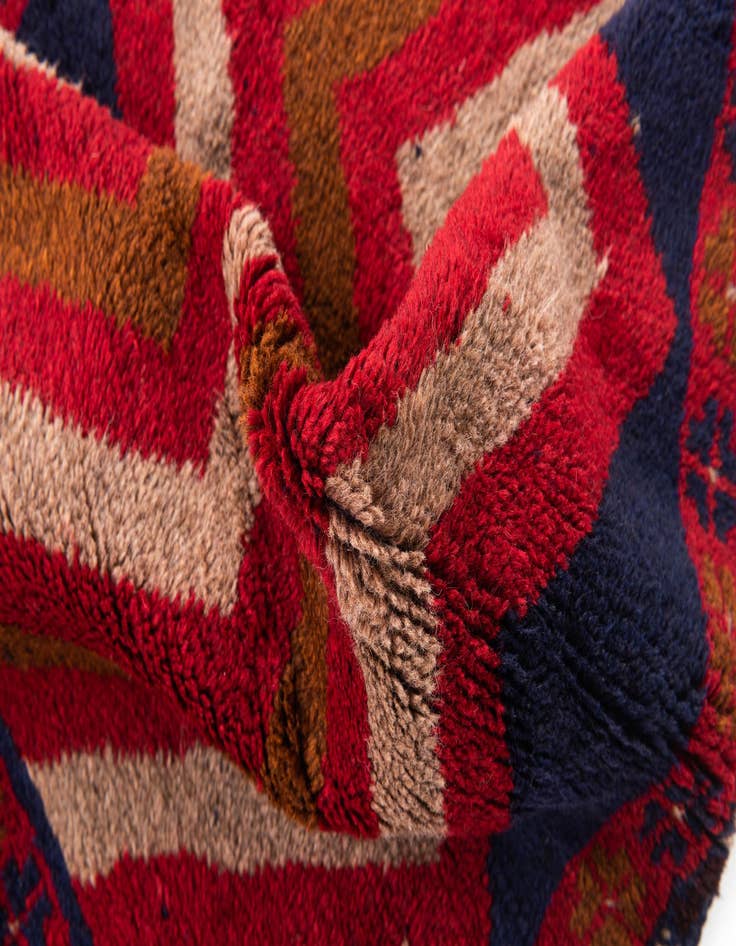 Detail image of  2' 9 x 4' 7  Hand Knotted Balouch Persian Wool Rug