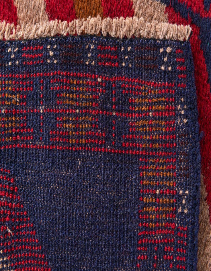 Detail image of  2' 9 x 4' 7  Hand Knotted Balouch Persian Wool Rug