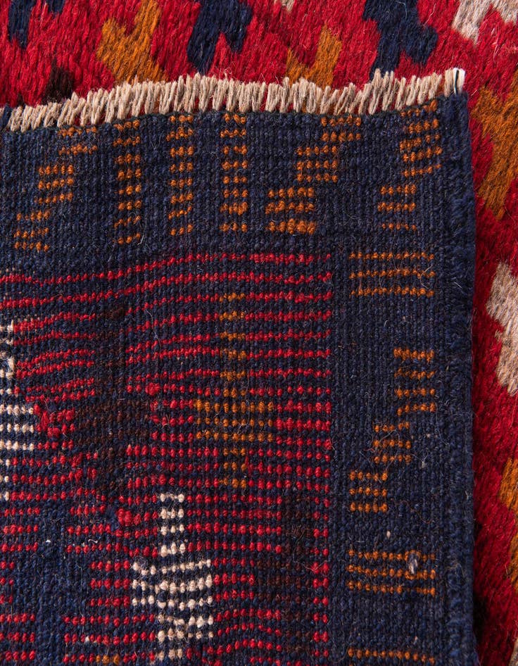Detail image of  3' x 4' 5  Hand Knotted Balouch Persian Wool Rug