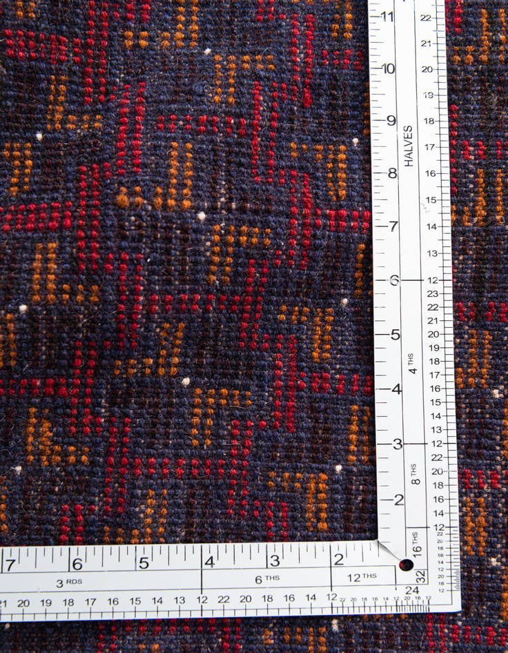 Detail image of  2' 10 x 4' 5  Hand Knotted Balouch Persian Wool Rug