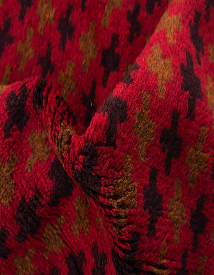 Detail image of  2' 9 x 4' 8  Hand Knotted Balouch Persian Wool Rug