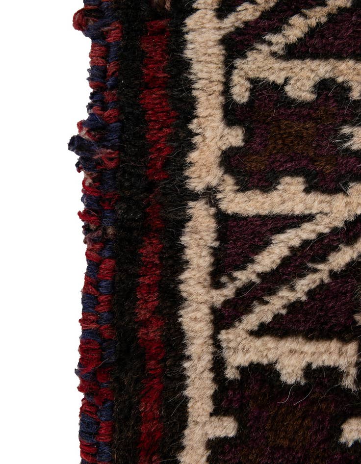 Detail image of  2' 11 x 4' 8  Hand Knotted Balouch Persian Wool Rug