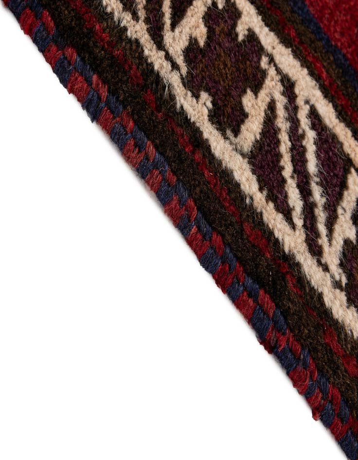 Detail image of  2' 11 x 4' 8  Hand Knotted Balouch Persian Wool Rug