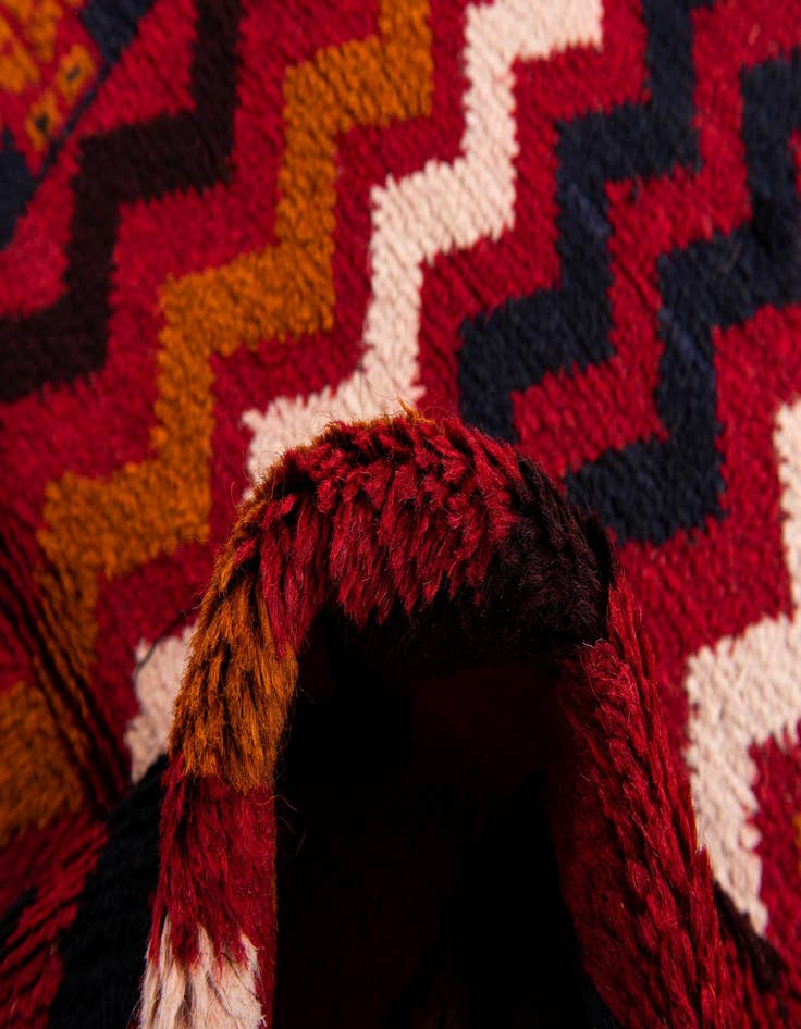 Detail image of  2' 11 x 4' 6  Hand Knotted Balouch Persian Wool Rug