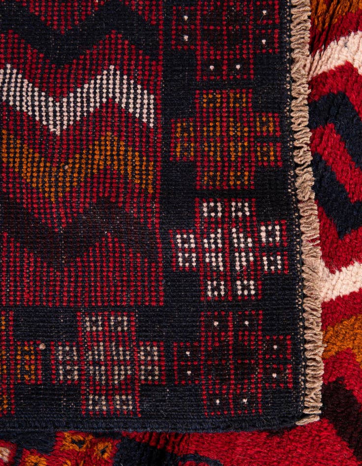 Detail image of  2' 11 x 4' 6  Hand Knotted Balouch Persian Wool Rug