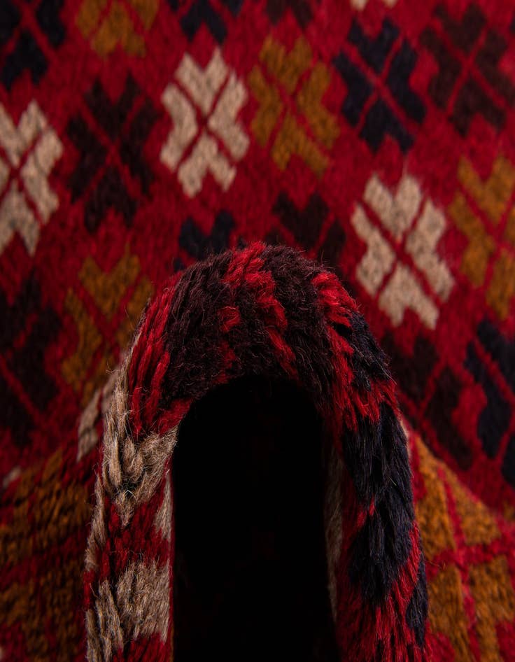 Detail image of  2' 11 x 4' 5  Hand Knotted Balouch Persian Wool Rug