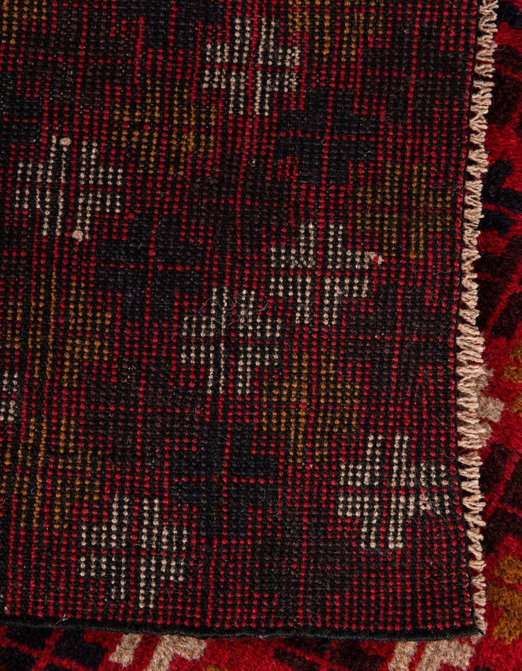 Detail image of  2' 11 x 4' 5  Hand Knotted Balouch Persian Wool Rug