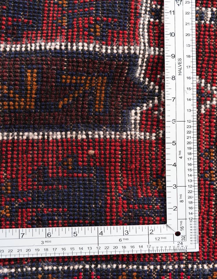 Detail image of  2' 9 x 4' 9  Hand Knotted Balouch Persian Wool Rug