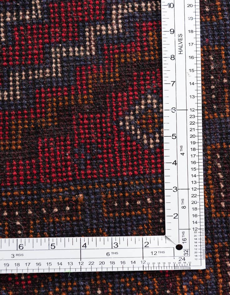 Detail image of  2' 10 x 4' 6  Hand Knotted Balouch Persian Wool Rug