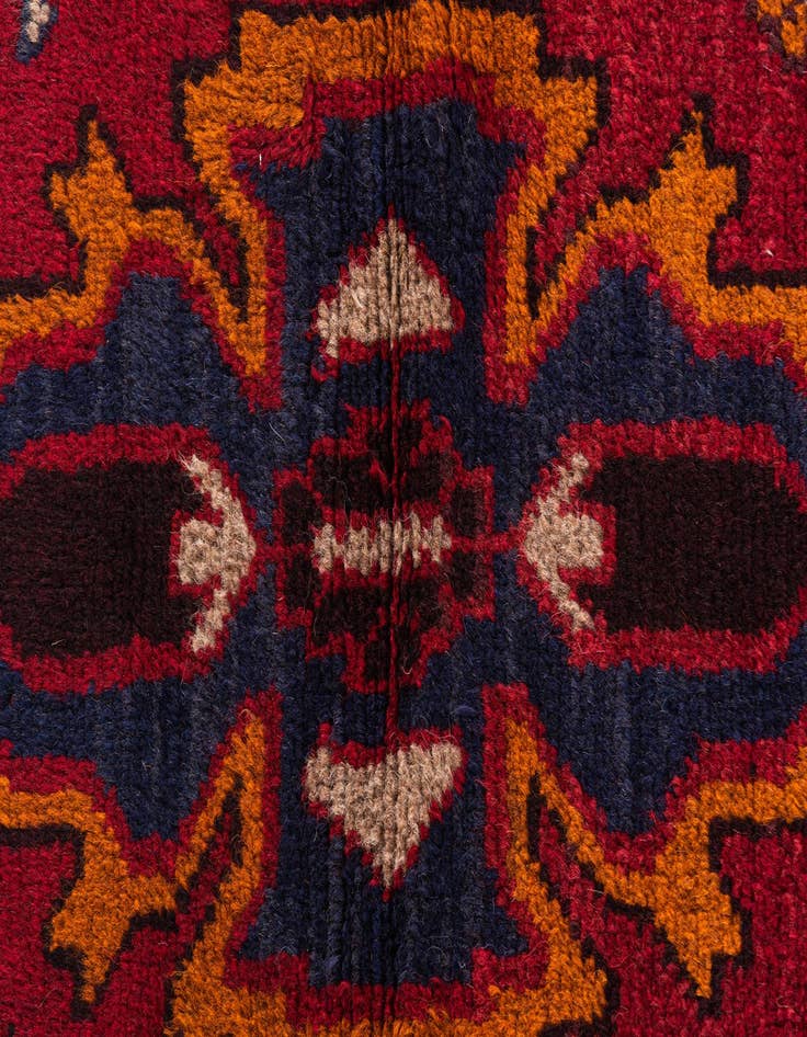 Detail image of  2' 10 x 4' 8  Hand Knotted Balouch Persian Wool Rug