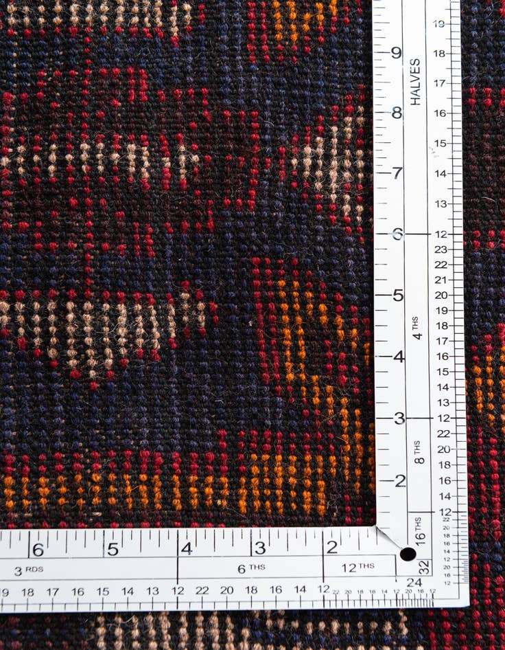 Detail image of  2' 10 x 4' 8  Hand Knotted Balouch Persian Wool Rug