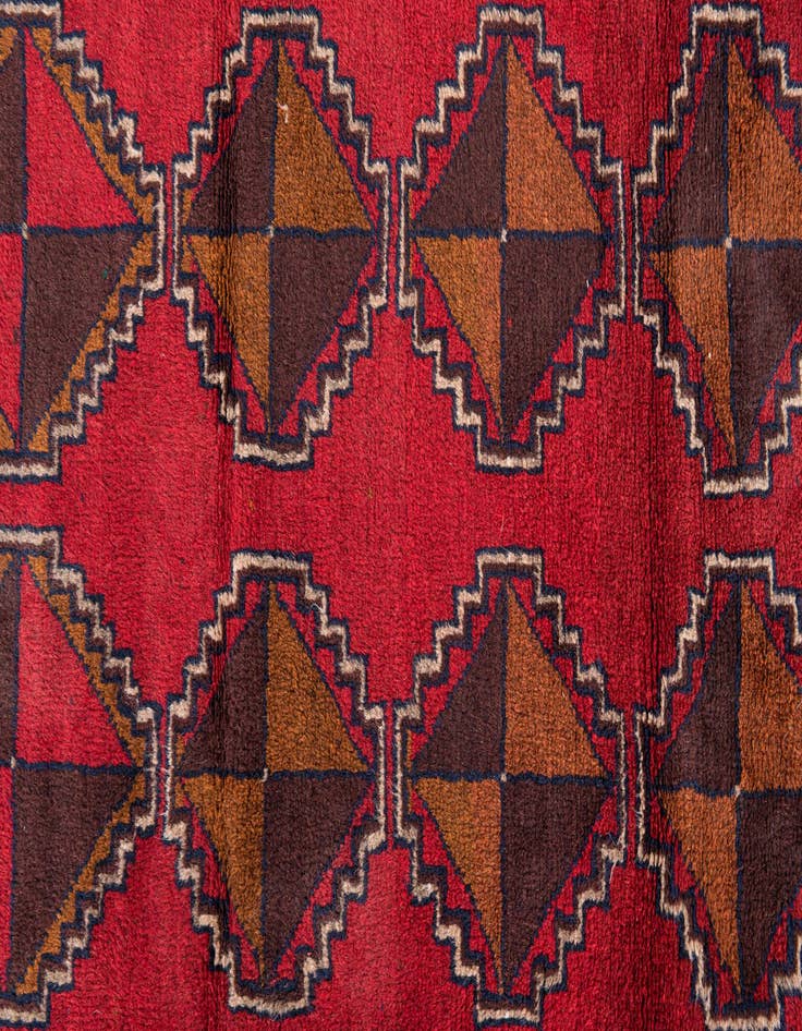 Detail image of  2' 11 x 4' 6  Hand Knotted Balouch Persian Wool Rug