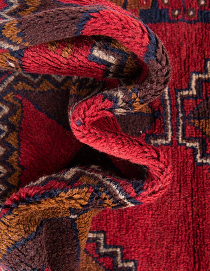 Detail image of  2' 11 x 4' 6  Hand Knotted Balouch Persian Wool Rug