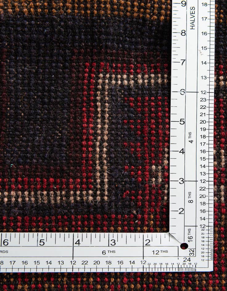 Detail image of  2' 10 x 4' 6  Hand Knotted Balouch Persian Wool Rug
