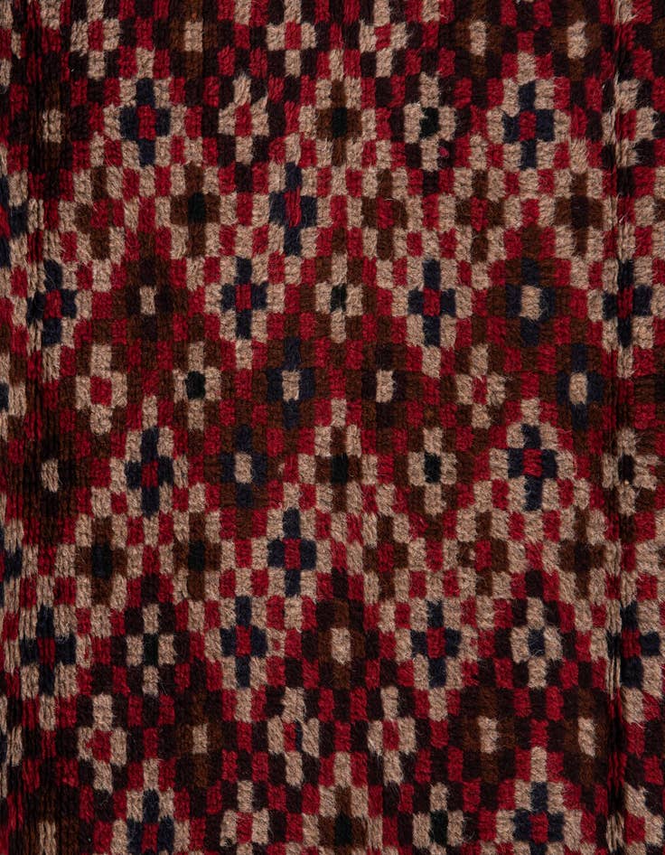 Detail image of  3' x 4' 6  Hand Knotted Balouch Persian Wool Rug