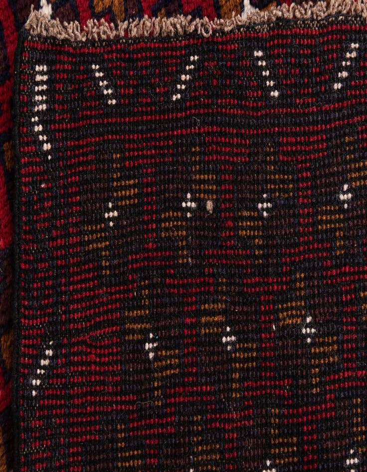 Detail image of  3' x 4' 6  Hand Knotted Balouch Persian Wool Rug